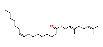 (Z,E)-3,7-Dimethyl-2,6-octadienyl hexadec-9-enoate